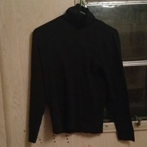 Black long-sleeve turtleneck